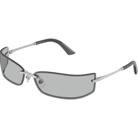 Jimmy Choo JC4024B Lunettes de Soleil Carrées Métal Argent