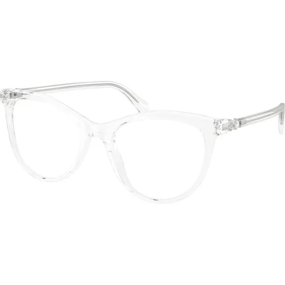 Swarovski SK2064 1027 - Montures Optiques Rondes en Acétate Transparent