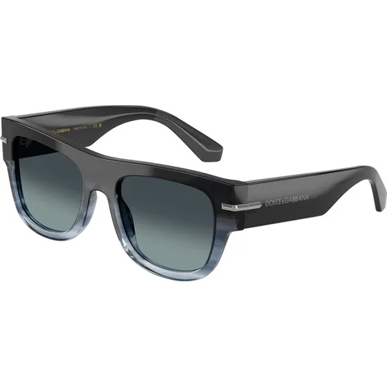 Dolce & Gabbana DG4484 Lunettes de Soleil Carrées Bleues pour Homme