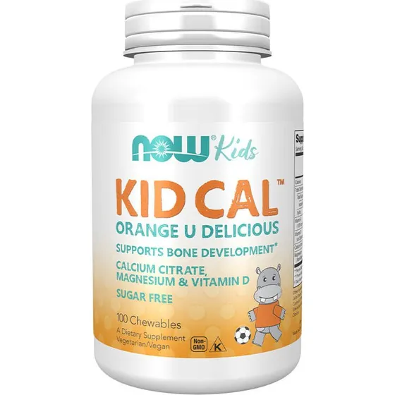 NOW Foods Kid Cal - 100 Comprims  Mcher