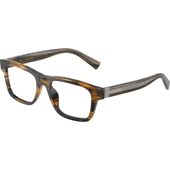 Dolce & Gabbana DG3446 3063 Lunettes de vue carrées en acétate Écaille