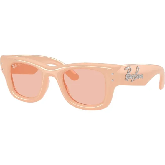 Ray-Ban A$AP Rocky RB4940B Wayfarer Puffer Lunettes de Soleil Beige Rose