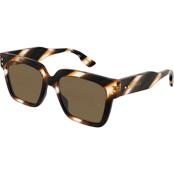 Gucci Homme Lunettes de Soleil GG1084S Acétate Carré Havana