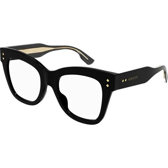 Gucci GG1082O 001 - Montures Optiques Cat Eye Noires