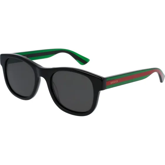 Gucci Homme Lunettes de soleil GG0003SN 006 Carré Polarisées Noir/Gris