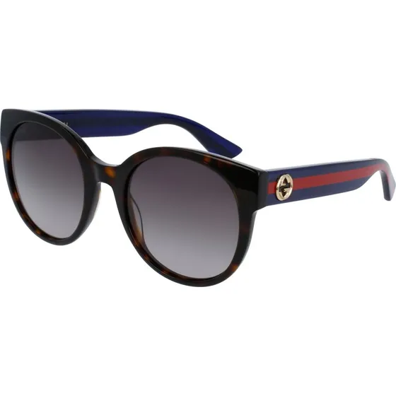 Gucci GG0035SN 004 Lunettes de Soleil Rondes Havana