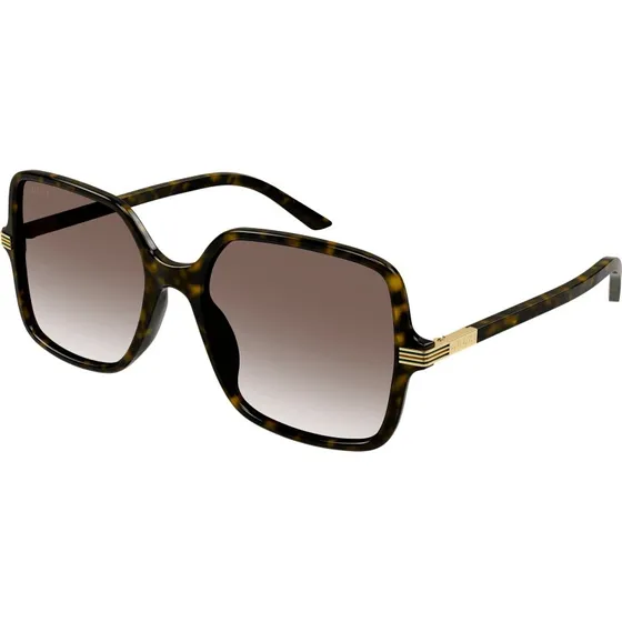 Gucci GG1449S 002 Lunettes de soleil Carré Acétate Havane