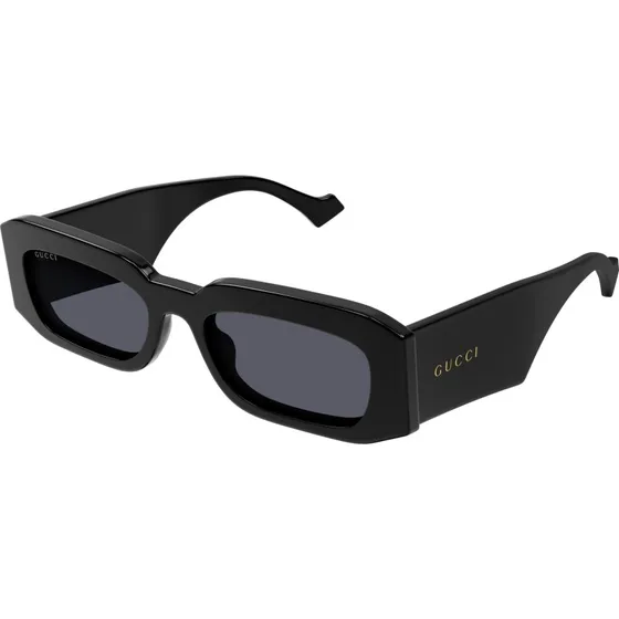 Gucci Homme GG1426S 001 Lunettes de soleil Carrées Noires et Grises