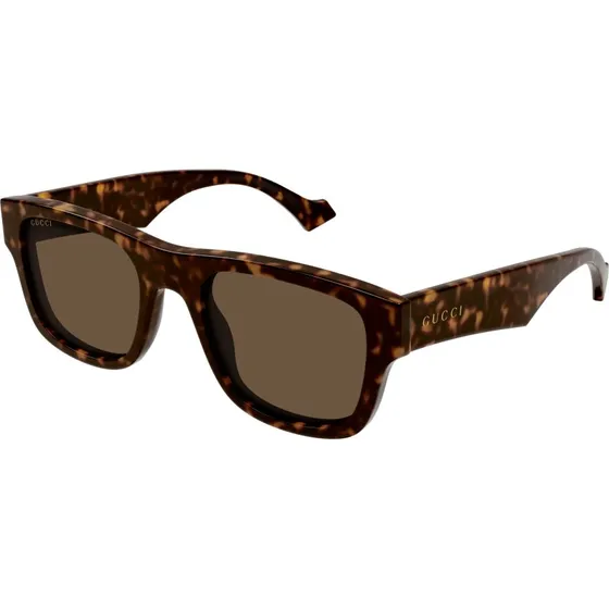 Gucci Homme GG1427S 003 Lunettes de soleil Carré Havane Marron