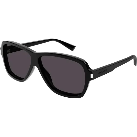 Saint Laurent Homme SL 609 Carolyn Lunettes de Soleil Pilote Noir
