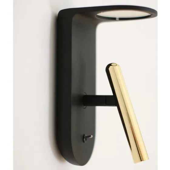 Stilnovo Applique murale LED 2Nights_W2 - Noir et Or