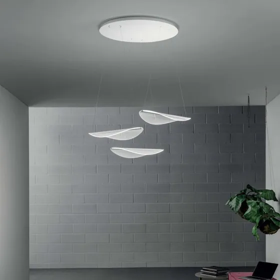 Stilnovo Diphy - Suspension LED 3 lampes DALI-Push