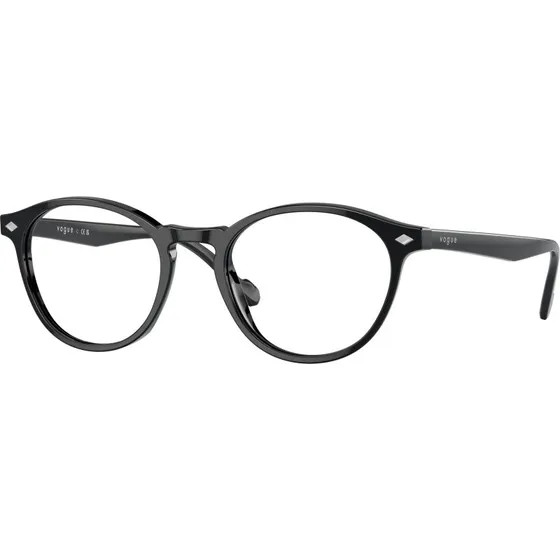 VOGUE EYEWEAR VO5326 W44 - Montures Optiques Rondes en Acétate Noir