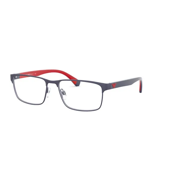 Emporio Armani EA1105 3092 Lunettes Optiques Homme Carré Bleu