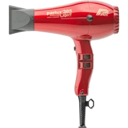 Parlux 385 Powerlight Sèche-cheveux Ionique et Céramique Rouge