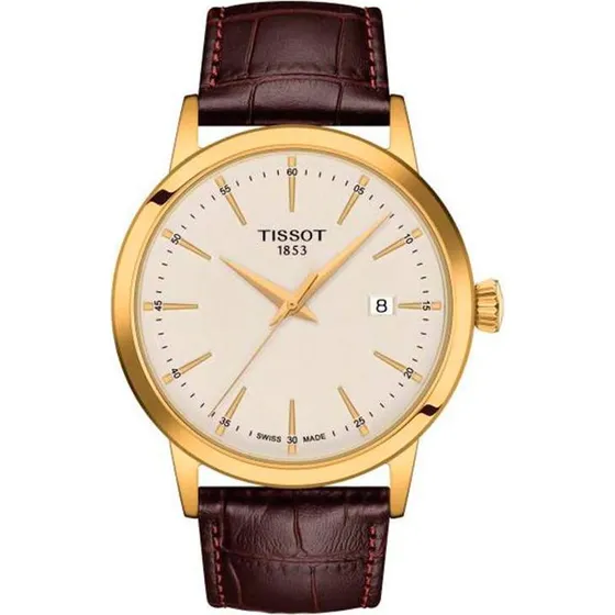 Tissot Classic Dream Quartz Or Jaune 42 mm