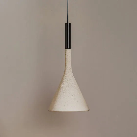 Foscarini Suspension Aplomb - Béton Gris - Design Industriel