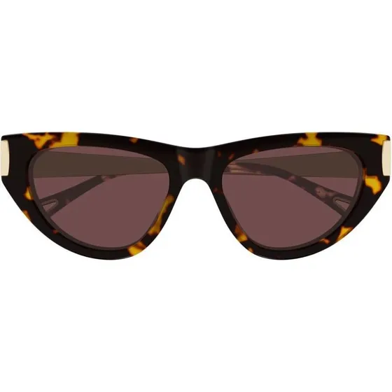 Chloé Lunettes de Soleil CH0350S Œil de Chat Havana Marron