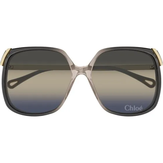 Chloé CH0286S Lunettes de Soleil Femme Dorées et Grises