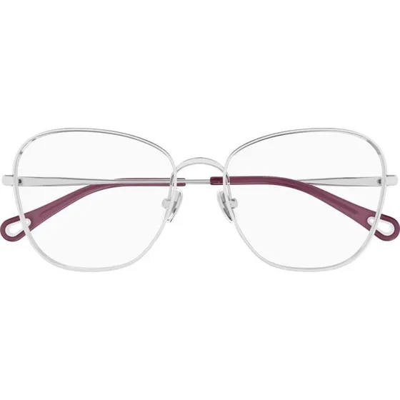 Chloé Ch0344O Lunettes de Vue Femme Oeil de Chat Argent