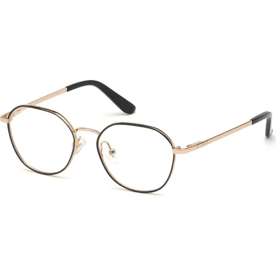 Guess GU2724 Lunettes de Vue Rondes en Métal Noir Unisexe