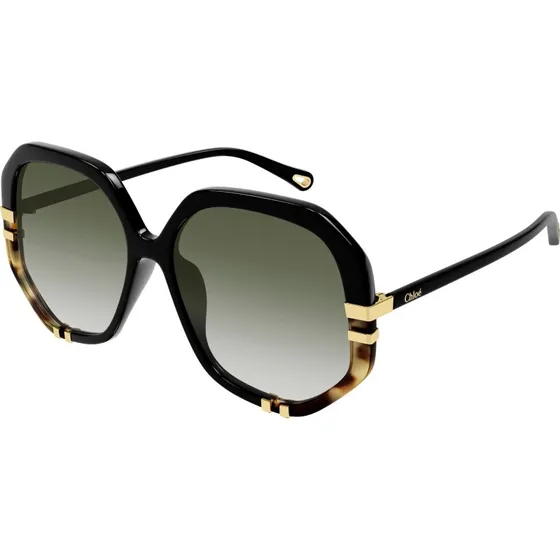 Chloé Lunettes de soleil CH0105S 006 - Acétate Géométrique Ombré