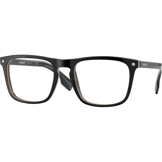 Burberry Homme BE2340 Bolton - Montures Optiques Carrées Noires