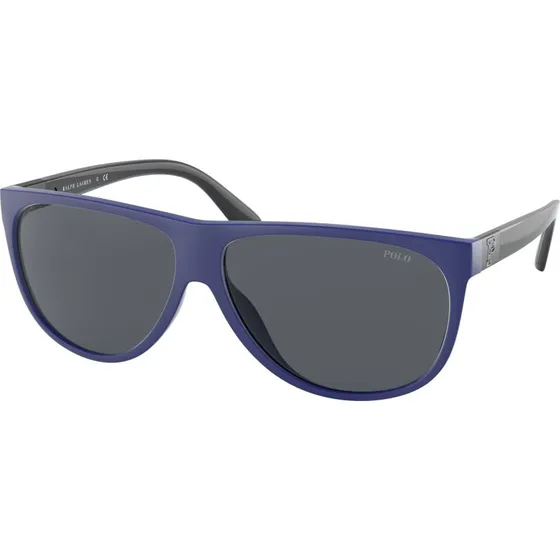 Polo Ralph Lauren PH4174 Lunettes de soleil Aviateur Bleu Gris