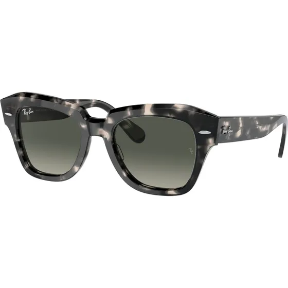 Ray-Ban RB2186 State Street - Lunettes de soleil Carrées Écaille