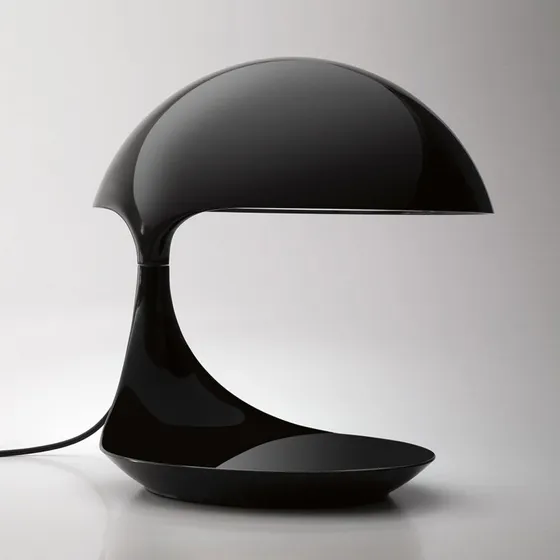 Martinelli Luce Cobra - Lampe à poser rétro noir
