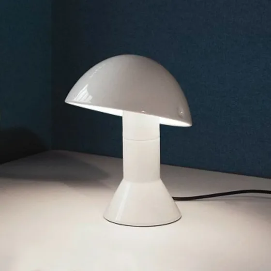 Martinelli Luce Lampe à poser Elmetto blanche design