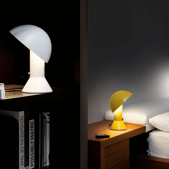 Martinelli Luce Elmetto - Lampe à poser design, jaune