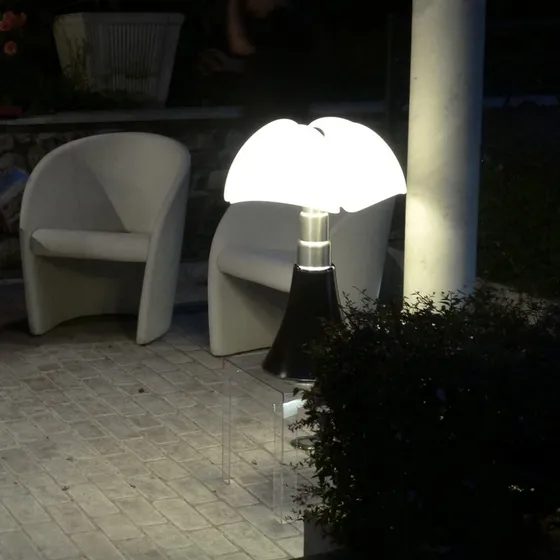 Martinelli Luce Lampe à poser Pipistrello noire réglable