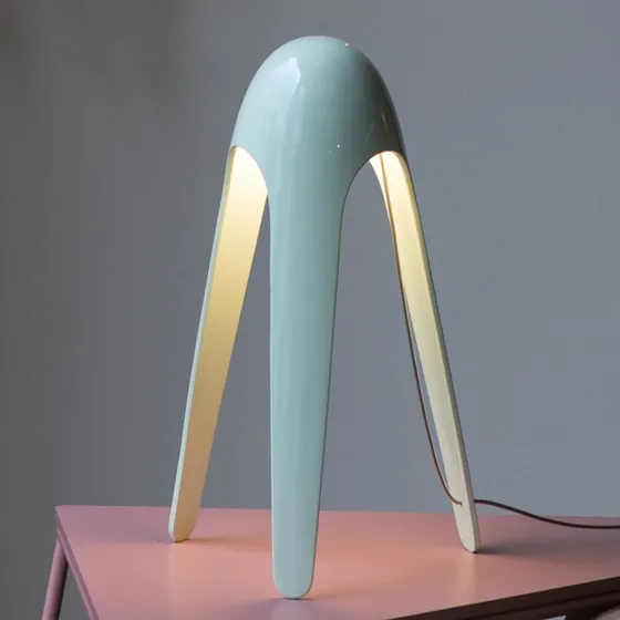 Martinelli Luce Lampe à poser LED Cyborg - Bleu