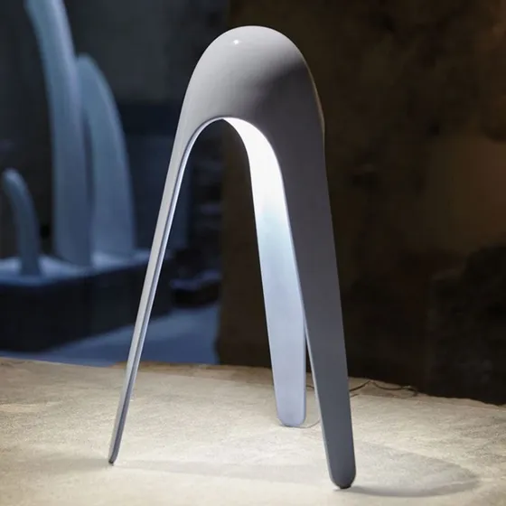 Martinelli Luce Lampe à poser LED Cyborg - Grise