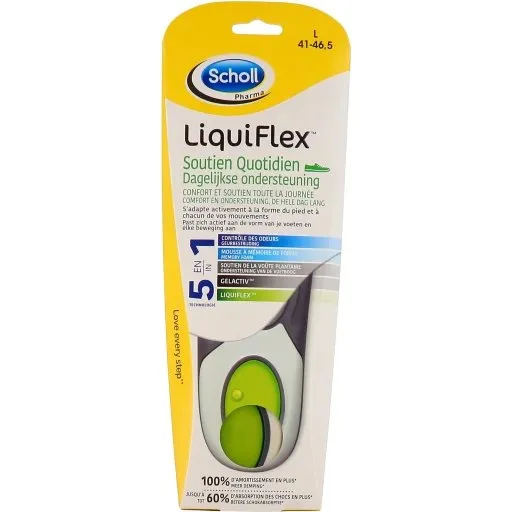 Scholl LiquiFlex Semelles Soutien Quotidien Taille L (4146,5)