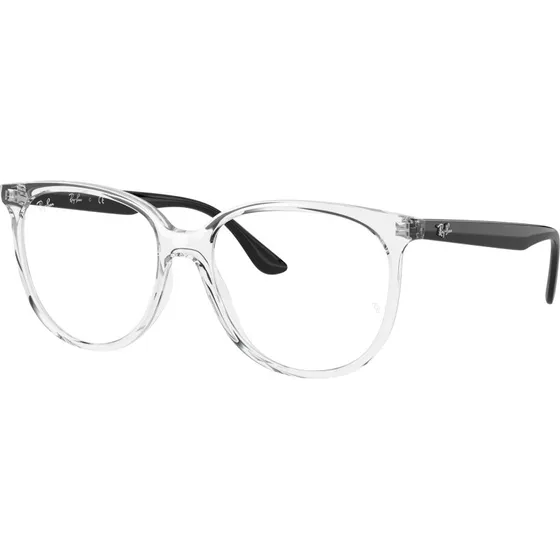 Ray-Ban RX4378V Montures Optiques Carrées Transparentes pour Femme