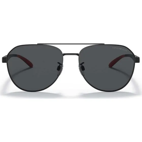 Emporio Armani EA2129D Lunettes de Soleil Pilote Homme Noir/Gris