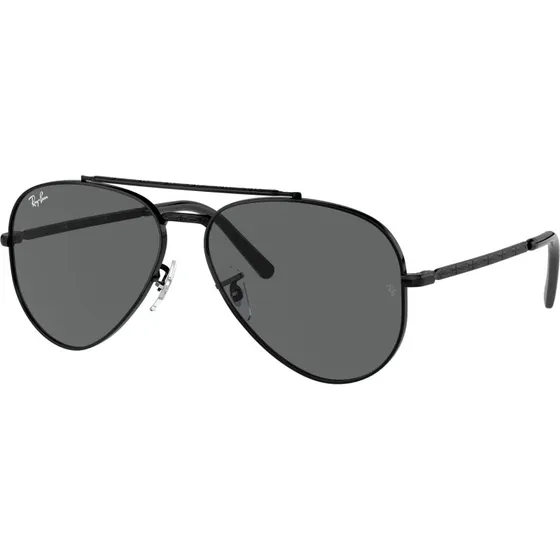 Ray-Ban RB3625 New Aviator Lunettes de Soleil Métal Noir/Gris