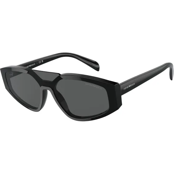 Emporio Armani EA4194 Lunettes de Soleil Cat Eye Noir et Gris