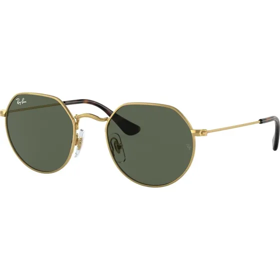 Ray-Ban Enfant RJ9565S Jack Lunettes de Soleil Métal Or et Vert