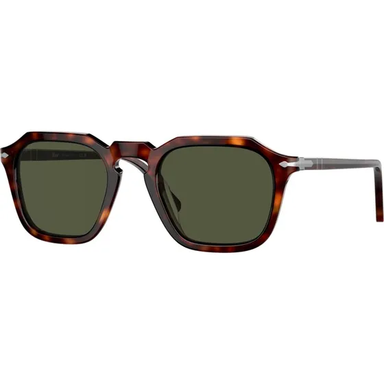 Persol PO3292S 24/31 : Lunettes de soleil carrées en acétate écaille