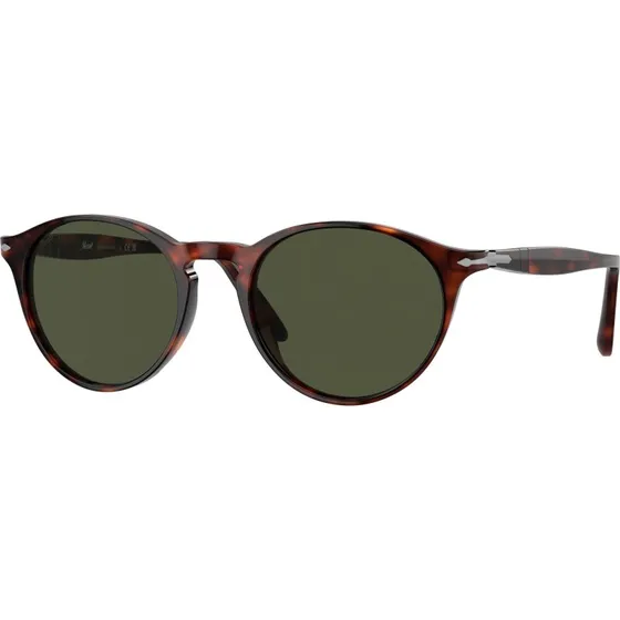 Persol PO3092SM Lunettes de Soleil Homme - Écaille et Verres Verts