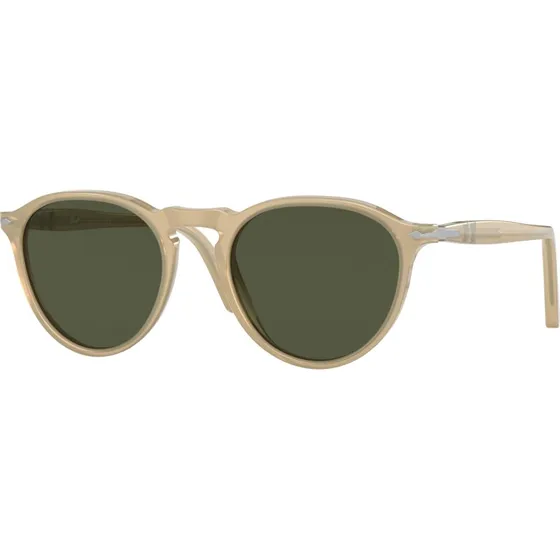 Persol PO3286S Lunettes de Soleil Pantos Acétate Marron et Vert