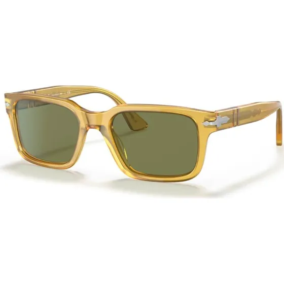 Persol PO3272S 204/4E Lunettes de Soleil Carrées Jaune et Vert