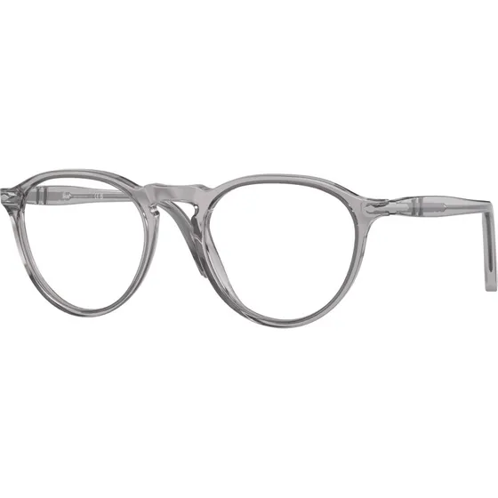 Persol PO3286V 309 Lunettes Optiques Pantos en Acétate Gris Transparent