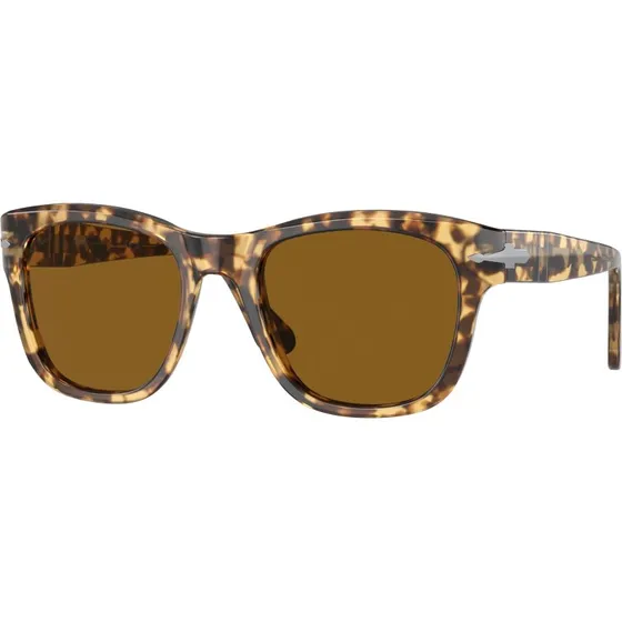 Persol PO3313S Lunettes de soleil carrées en acétate marron