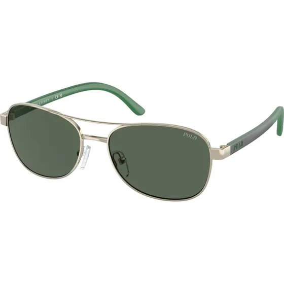 Polo Ralph Lauren Enfant - Lunettes de soleil Pilote Or et Vert