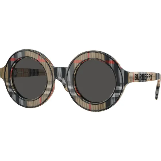 Burberry Enfant Lunettes de Soleil JB4386 Acétate Marron Gris