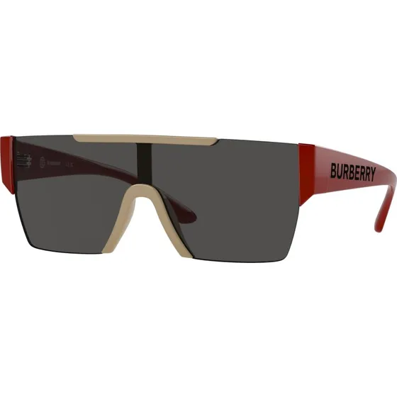 Burberry Enfant Lunettes de Soleil Carrées Beige et Gris